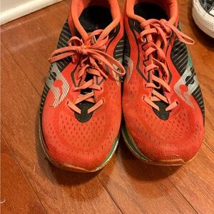 Men’s Saucony Red and Black Athletic Shoes